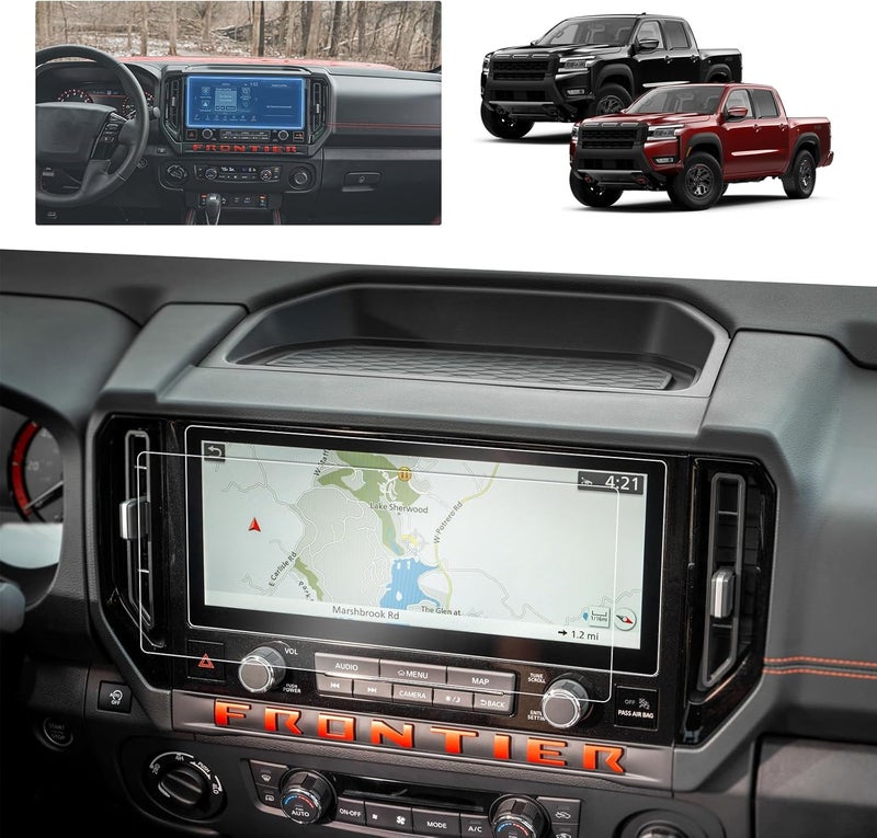 BSTW (2-Pack) for 2025 Nissan Frontier Screen Protector Matte for 2025 2026 Frontier SV 12.3" Display for 2025 Nissan Frontier Accessories Anti Glare Tempered Glass Film (Frontier 12.3-In Matte 2PCS) - Image 2